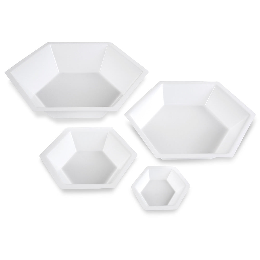 Plastic Hexagonal Dishes