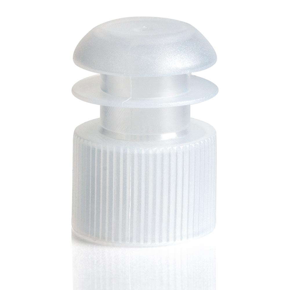 Cap, Flange Plug, 16mm, Clear