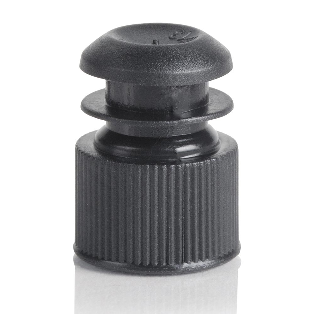 Cap, Flange Plug, 13mm, Black