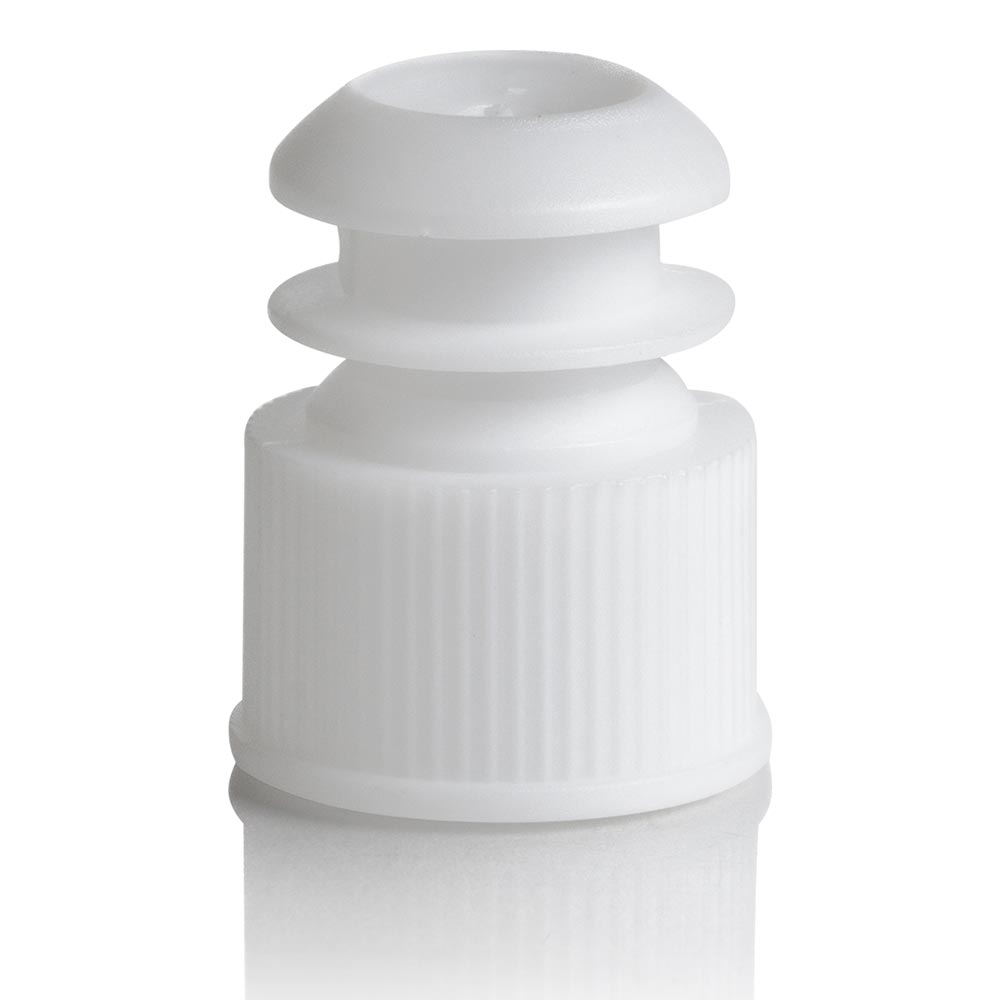 Cap, Flange Plug, 13mm, White