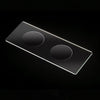 Microscope Slides, Glass, 25 x 75mm, 90° Ground Edges with Safety Corners, Double Cavity