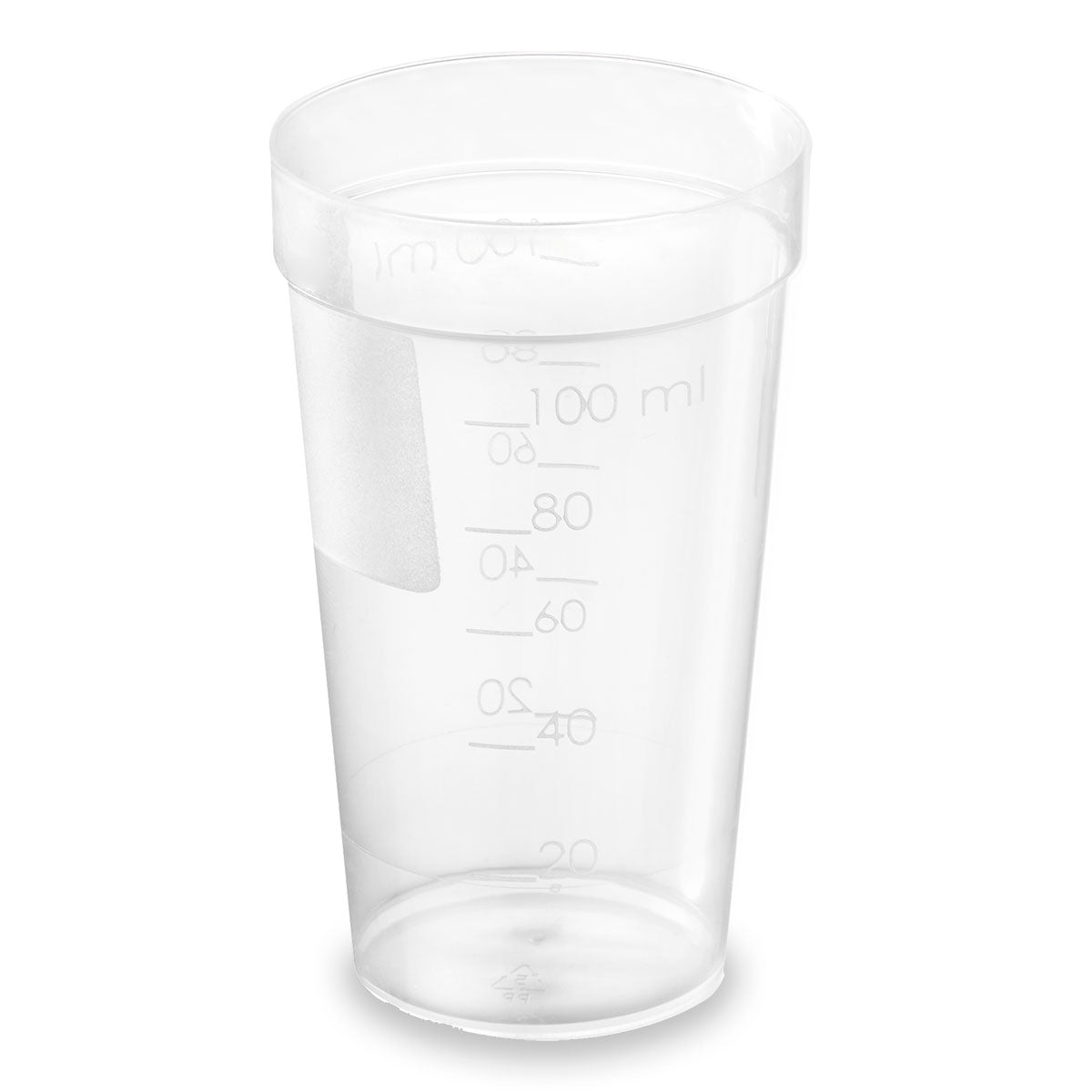 Titration Cup, 100Ml, Pp, Mg, Frosted Writing Area, For Mettler Toledo Titrator, 580/case - Case Of 580