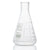 500mL Erlenmeyer Flask, Globe Glass, Heavy Duty, Narrow Mouth, Dual Graduations