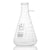 4000mL Flask, Filter, Globe Glass, Dual Graduations, 1/Pack
