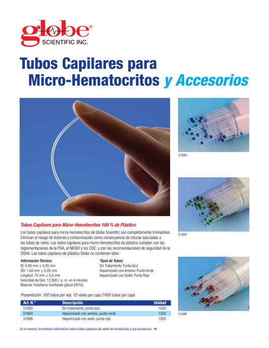 Capillary Tube Flyer_spanish