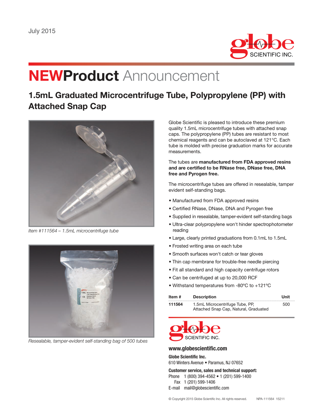 NPA 111564