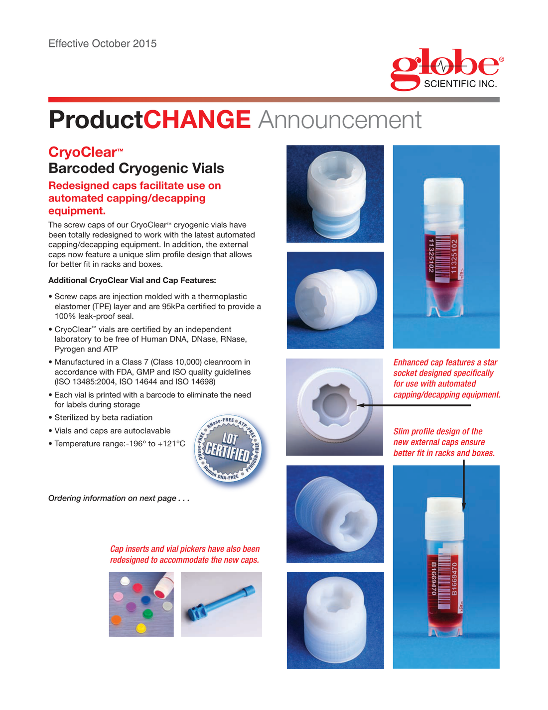 NPA Cryo Vials New Caps