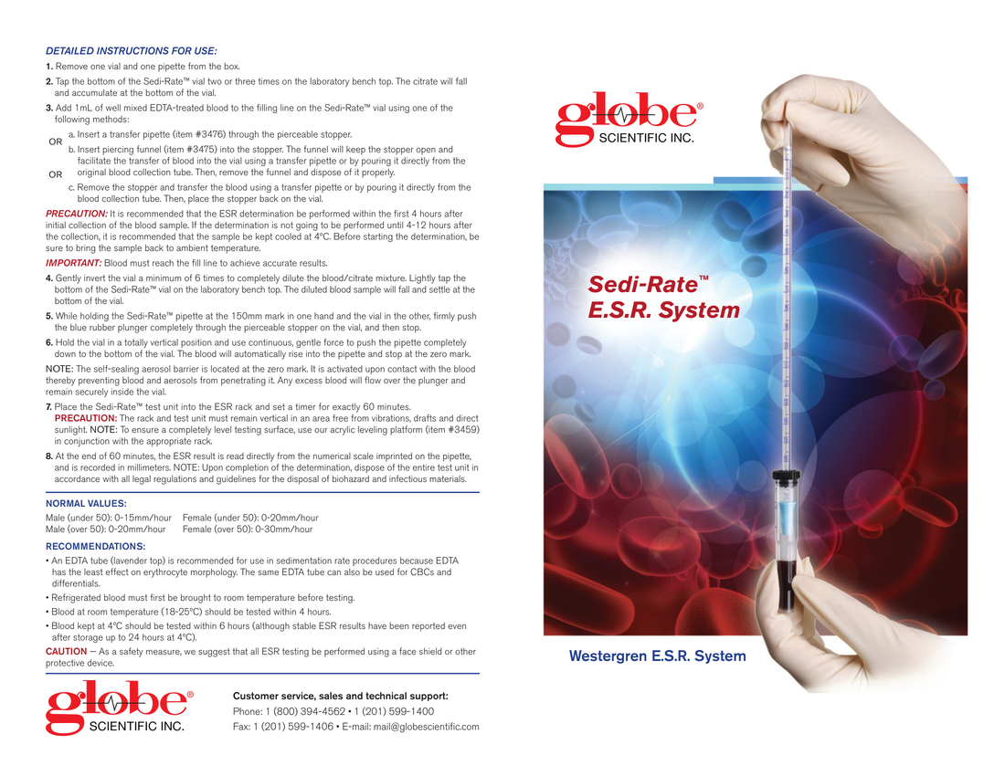 Sedi-Rate Instruction Sheet