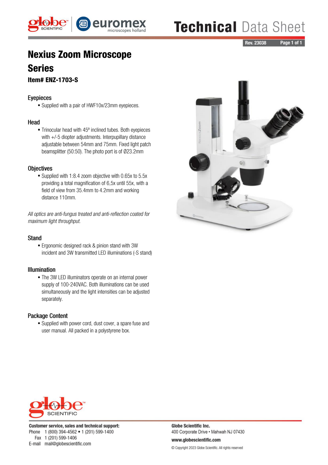 TDS-ENZ-1703-S