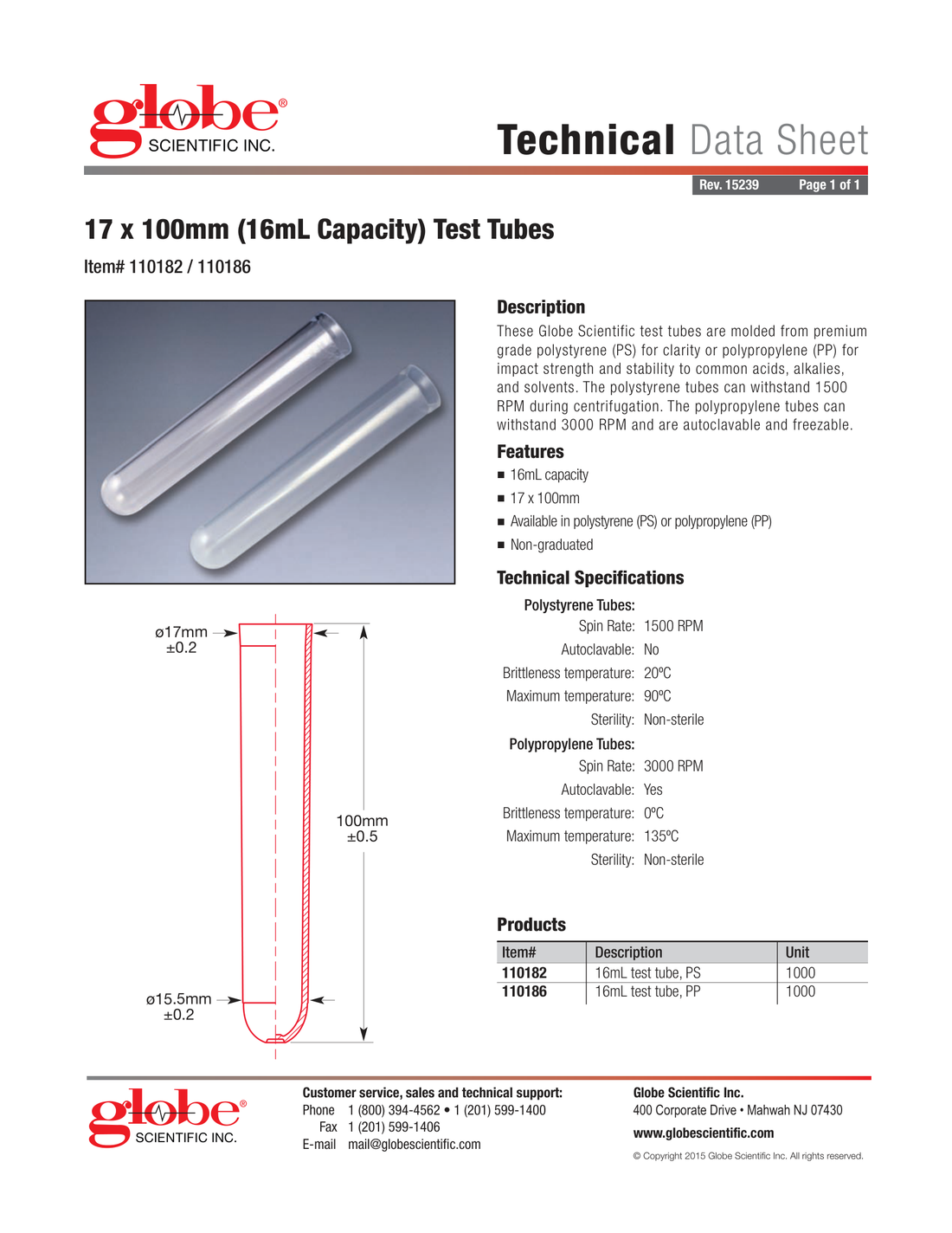 TDS 110182-110186