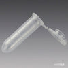 Microcentrifuge Tube, 2.0mL, PP, Attached Locking Snap Cap, Graduated, Natural, Lot Certified: Rnase, Dnase, Pryogen, ATP and Human DNA Free