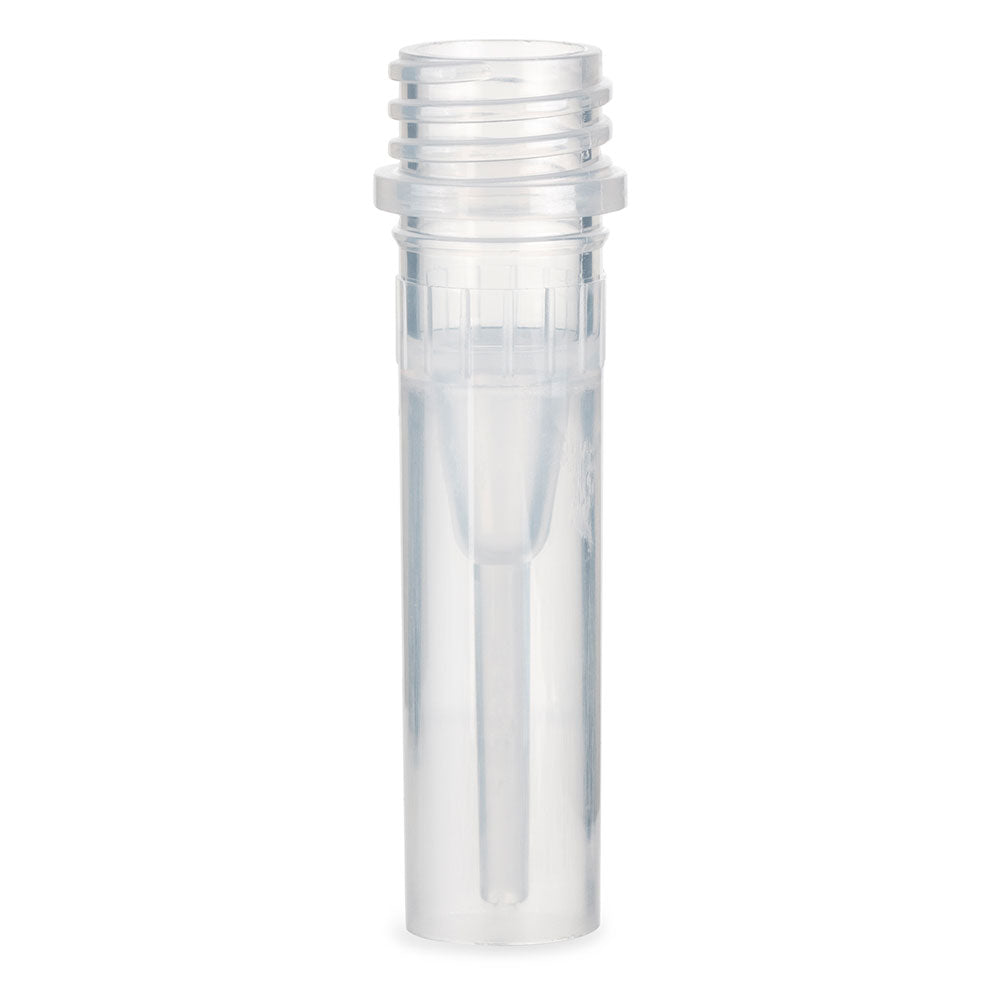 Microtube, 0.5mL, Self-Standing, Attached Screwcap, with O-Ring