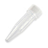 Microtube, 1.5mL, Attached Screw Cap, with O-Ring, STERILE, PP, 500/Bag, 2 Bags/Case