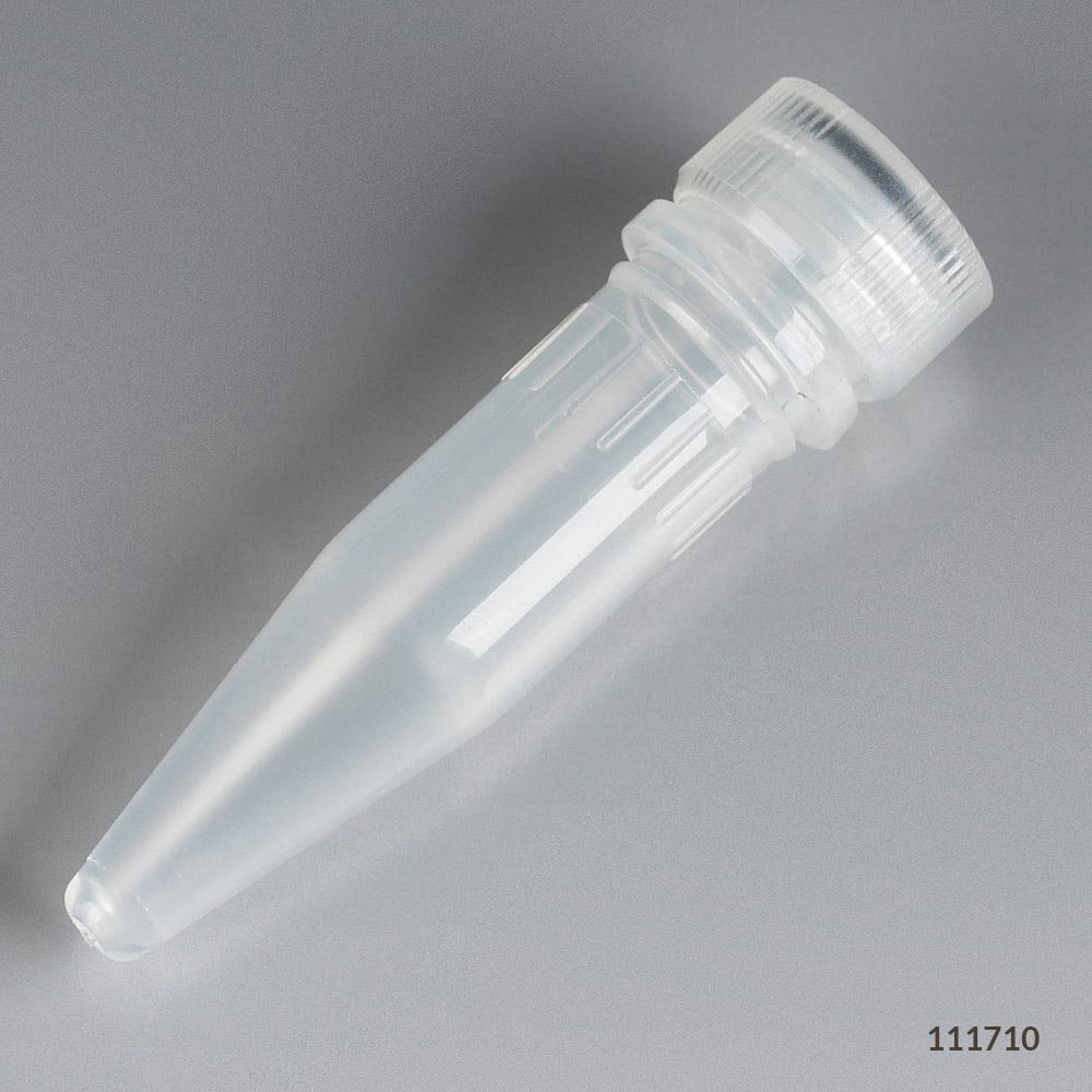 Microtube, 0.5mL, Self-Standing, Attached Screwcap, with O-Ring