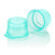 Cap, Snap, 12/13mm, PE, for Vacuum and Test Tubes, Green