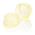Cap, Snap, 16mm, PE, for 16mm Glass and Evacuated Tubes, Yellow