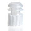 Cap, Flange Plug, 16mm, Clear