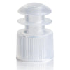 Cap, Flange Plug, 12mm, Clear