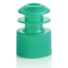Cap, Flange Plug, 12mm, Green