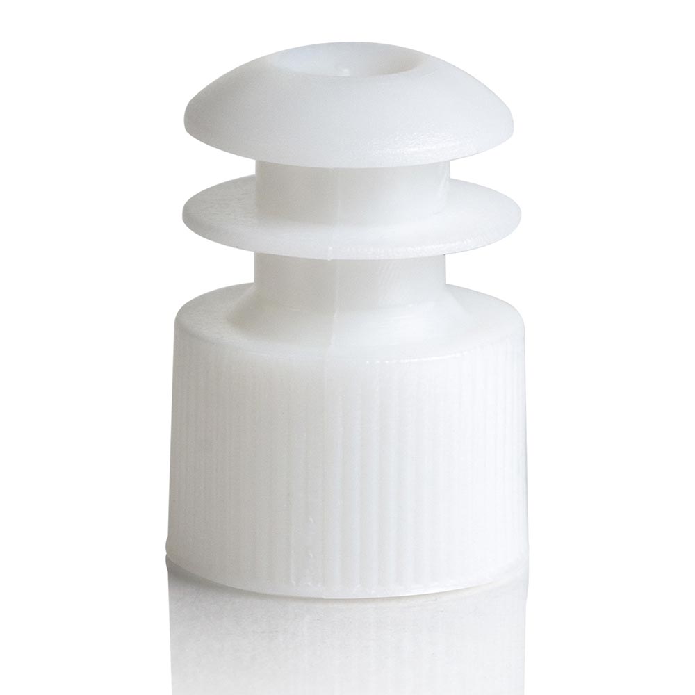 Cap, Flange Plug, 12mm, White