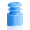 Cap, Flange Plug, 13mm, Blue