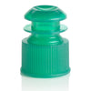 Cap, Flange Plug, 13mm, Green