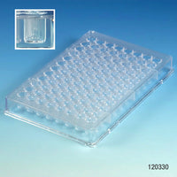 Microtitration Plate, 96-Well, Flat Bottom, PS