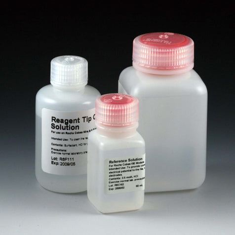 COBAS MIRA: Tip Cleaner Solution, for use with all Cobas Mira and Horiba ABX analyzers, 100mL/Bottle, 4 Bottles/Unit