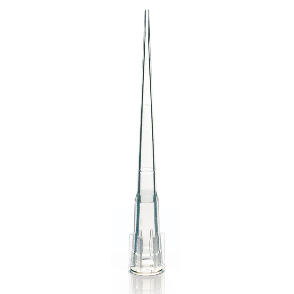 Pipette Tip, 0.1 - 10uL XL, Certified, Universal, Low Retention, Graduated, 45mm, Extended Length, Natural, STERILE, 96 Tips/Refill Plate, 10 Refill Plates/Box