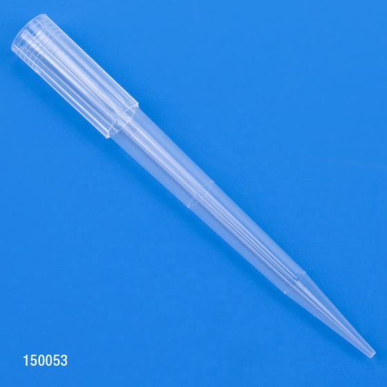 Certified Pipette Tips, 0.1-10uL, Low Retention, Universal, Natural, 31mm, STERILE, Racked, 96/Rack, 10 Racks/Box