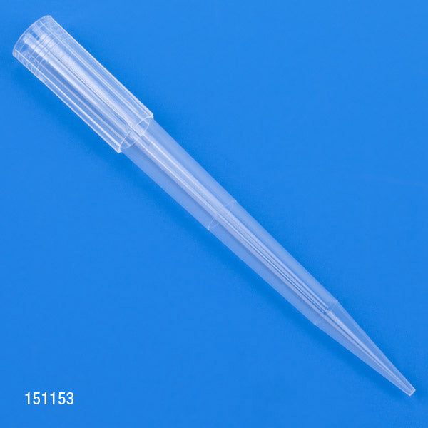Certified Pipette Tips, 100-1250uL, Universal, Natural, 84mm, Racked, 96/Rack, 6 Racks/Box