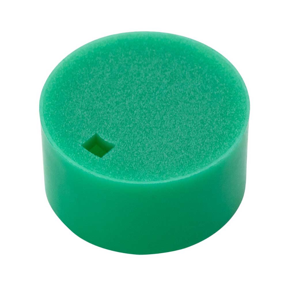 Cap Insert for RingSeal Cryogenic Vials with O-Ring Seal, Green
