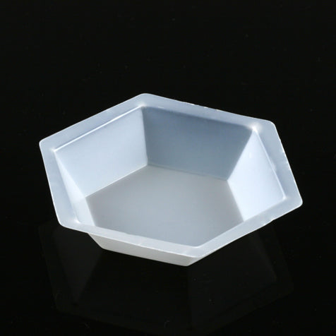 Weighing Dish, Plastic, Hexagonal, Antistatic, 20mL, PS – Globe