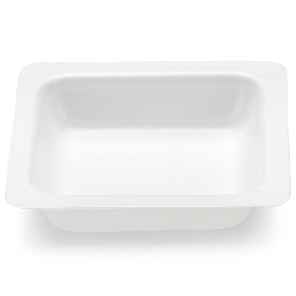 Square Weighing Boat, Anti-static, 45x 45 x 8mm, 10ml, Square Flat Bottom, White