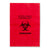 Autoclavable biohazard bag, 8x12", red, 100/pack, 2 packs/case