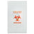 Autoclavable biohazard bag, 12x20", clear, 100/pack, 2 packs/case