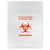 Autoclavable biohazard bag, 24x32", clear, 50/pack, 4 packs/case