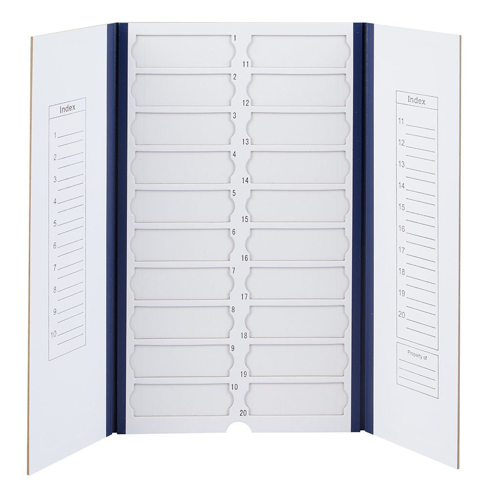 Slide Mailer, Cardboard, for 20 Slides, Blue