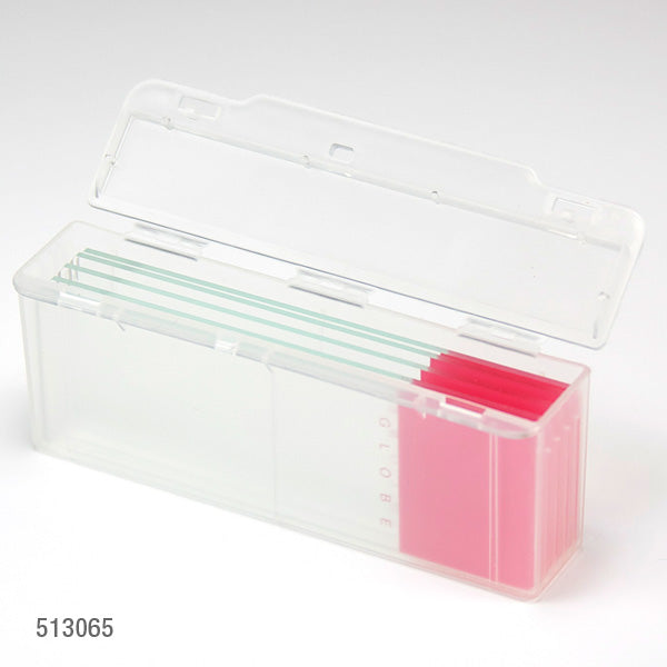 Slide Mailer, Polypropylene, Side Flip Lid, for 5 slides, Natural