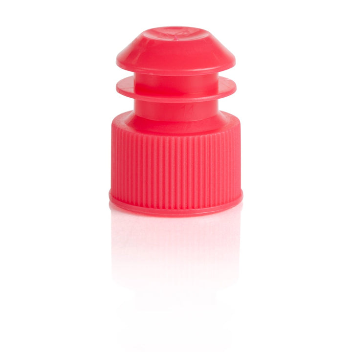 17mm flange plug cap, red