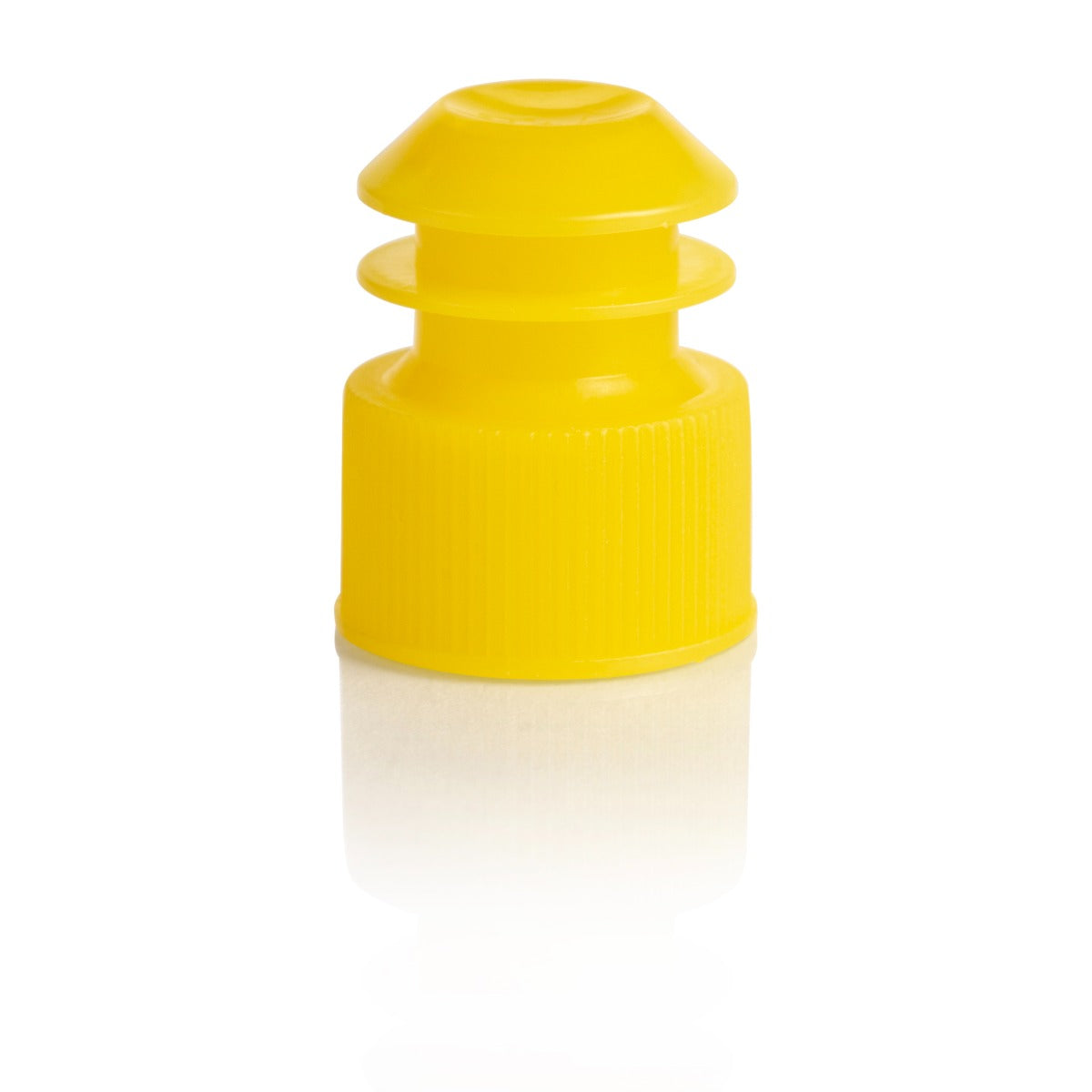 17mm flange plug cap, yellow