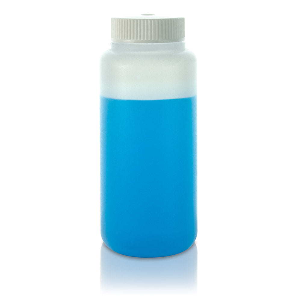 Centrifuge Bottle, 500mL,  Attached Cap, PP, 4/Bag