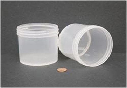 Jar, Wide Mouth, 360mL (12oz), PP, 89mm Opening, 3 3/16 x 3"   (Screw Cap Packaged Separately)