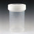 Container: Tite-Rite, 90mL (3oz), PP, 48mm Opening, Graduated, with Separate White Screwcap