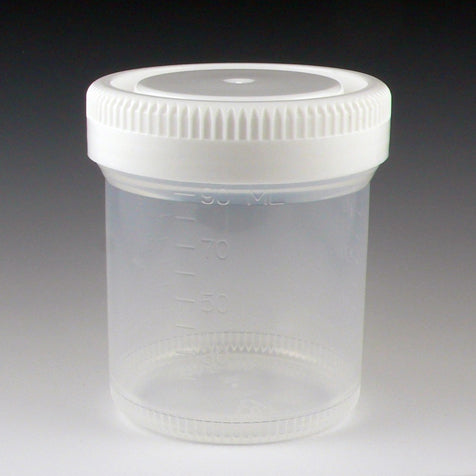 Container: Tite-Rite, Wide Mouth, 90mL (3oz), PP, 53mm Opening, Gradua ...