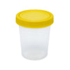 Container: 500mL (16oz), PP, Graduated, with Separate Yellow Screwcap
