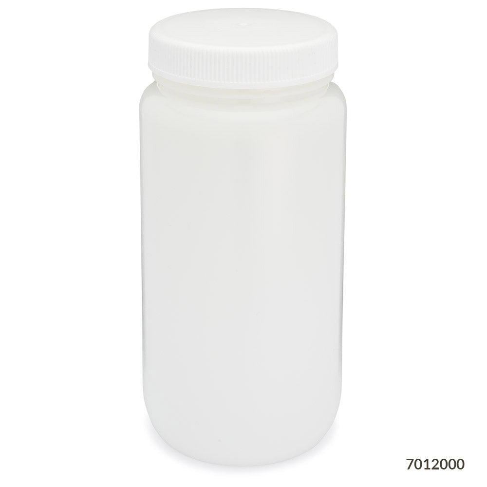 Bottles, Diamond RealSeal, Wide Mouth Round, HDPE with PP Closure, 2L, 6/Case