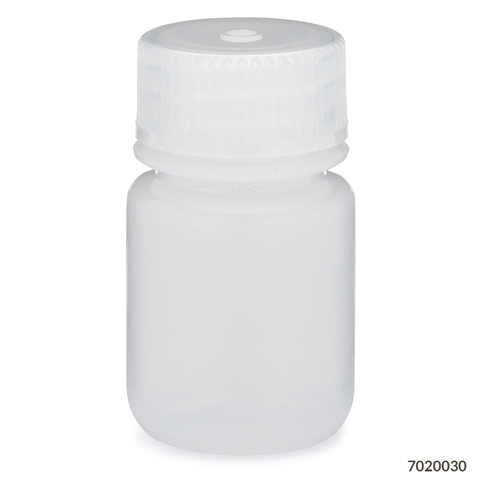 Bottles, Diamond RealSeal, Wide Mouth, Round, LDPE with PP Closure, 30mL, 12/Pack, 72/Case