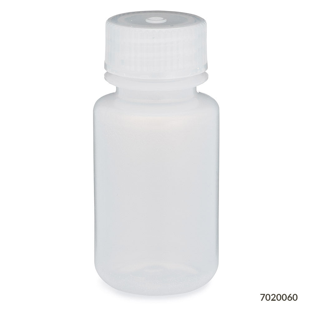 Bottles, Diamond RealSeal, Wide Mouth, Round, LDPE with PP Closure, 60mL, 12/Pack, 72/Case