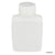 Bottles, Diamond RealSeal, Wide Mouth Rectangular, HDPE with PP Closure, 250mL, 12/Pack, 72/Case